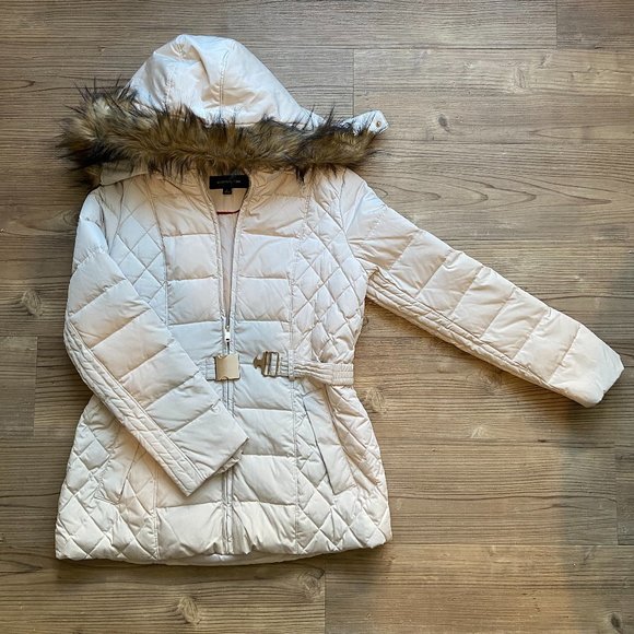 JONES NEW YORK Cream Winter Jacket - Picture 1 of 1